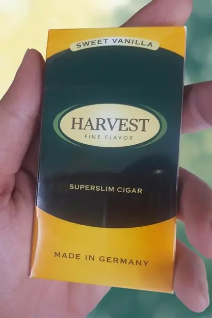 Harvest Superslim Vanilla Sigara