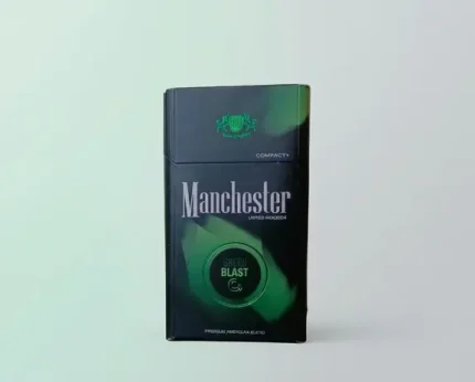 Manchester Queen Compact Green Blast Sigara