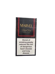 Marvel Black Red Superslim Sigara