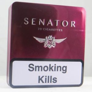 Senator Special Pipe Tobacco Sigara Metal Kutu