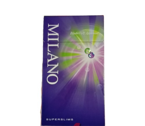 Milano Blueberry Applemint Superslim Sigara